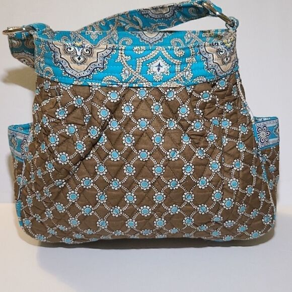 Vera Bradley Reversible Tote in Totally Turquoise - Picture 6 of 9